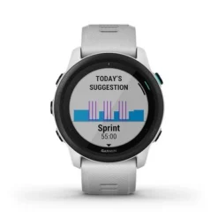 Garmin - Forerunner 745 GPS Smartwatch 30mm Fiber-Reinforced Polymer - Whitestone