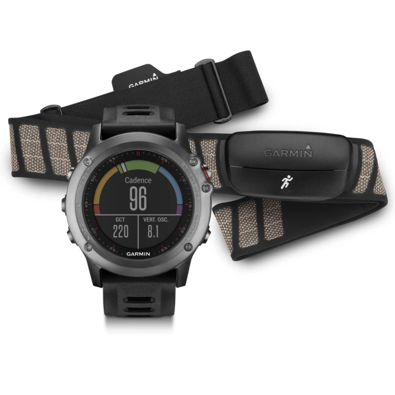 Garmin Fenix 3 Watch Performer Bundle With HRM-Run | Gray/Black 2 Garmin Fenix 3 Watch Performer Bundle With HRM-Run | Gray/Black - Image 2