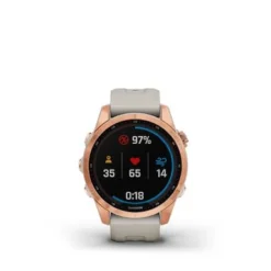 Garmin - Fēnix 7S Solar GPS Smartwatch 42 Mm Fiber-reinforced Polymer - Rose Gold