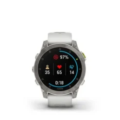 Garmin - Epix (Gen 2) GPS Smartwatch 47mm Fiber-reinforced Polymer - White Titanium