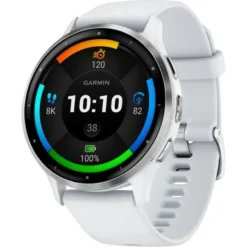 Garmin - Venu 3 GPS Smartwatch 45 Mm Fiber-reinforced Polymer - Stainless Steel And Whitestone