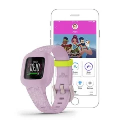 Garmin - Vivofit Jr. 3 Kids Fitness Activity Tracker - Lilac Floral -Garmin Shop de3a8c17 b9d1 5446 bdd7 69464a2ef4e4