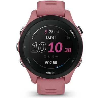 Garmin Forerunner 255S Multisport GPS Smartwatch, Light Pink 2 Garmin Forerunner 255S Multisport GPS Smartwatch, Light Pink - Image 2