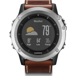 Garmin Fenix 3 Sapphire Multi-Sport GPS Watch | Silver/Leather -Garmin Shop fenix3 HR 60591.14